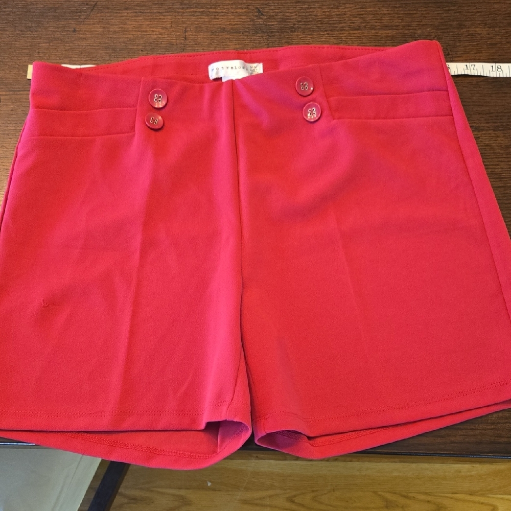 Elegant High Waist Pink Shorts